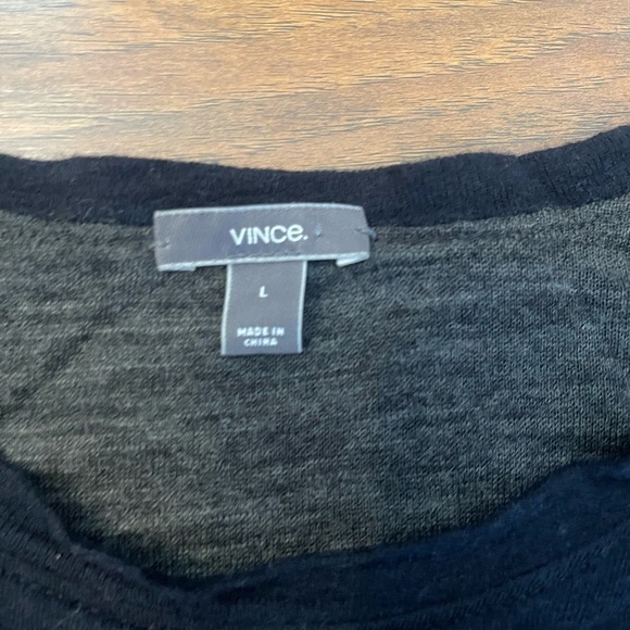 Vince Wool Blend Long Sleeve Shirt Size L - Picture 2 of 4